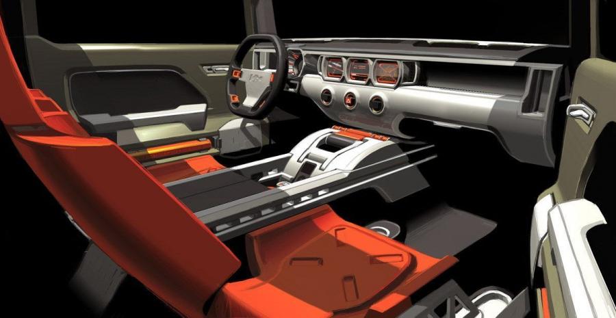 Интерьер Hummer HX Concept 2008 года  (фото 3 из 51)